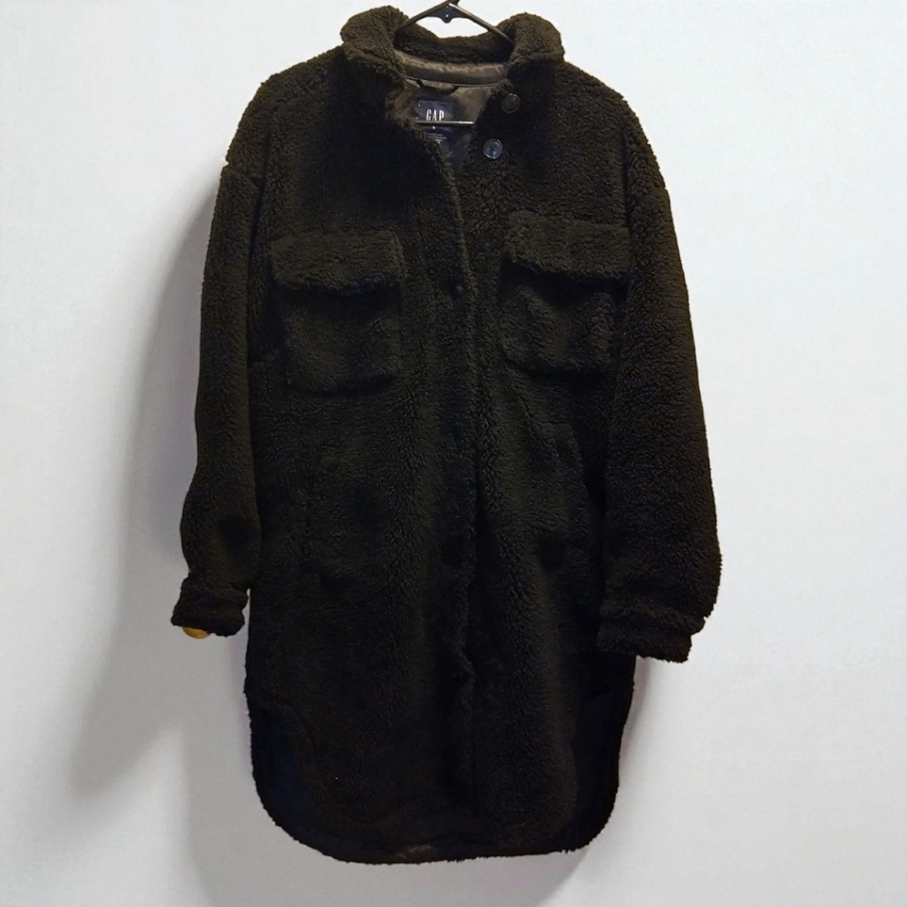 GAP Women's Black Teddy Jacket